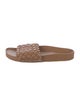 Loeffler Randall Leather Braided Accents Slides
