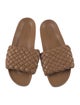 Loeffler Randall Leather Braided Accents Slides