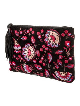 Loeffler Randall Suede Clutch