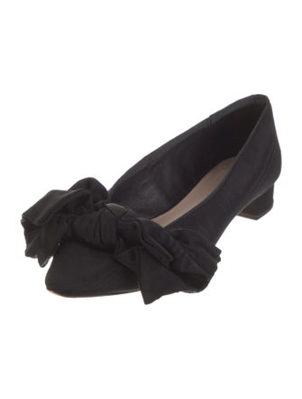 Loeffler Randall Nylon Bow Accents Flats