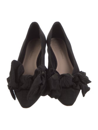 Loeffler Randall Nylon Bow Accents Flats