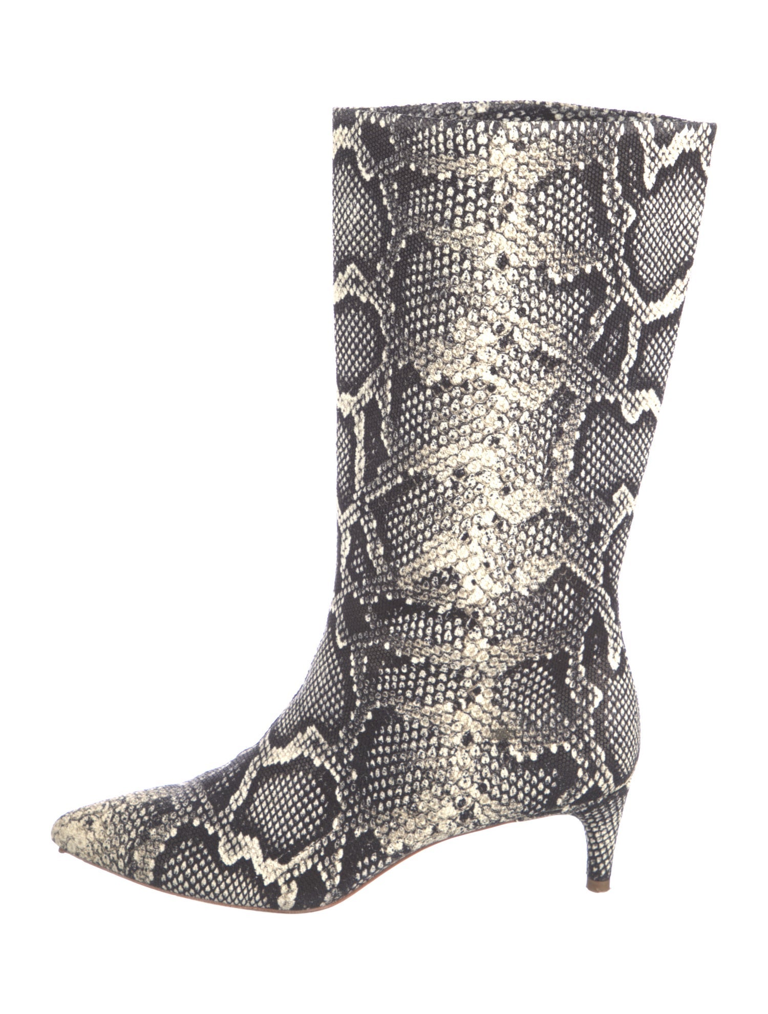 Loeffler Randall Canvas Animal Print Boots
