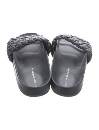 Loeffler Randall Leather Slides