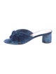 Loeffler Randall Velvet Slides