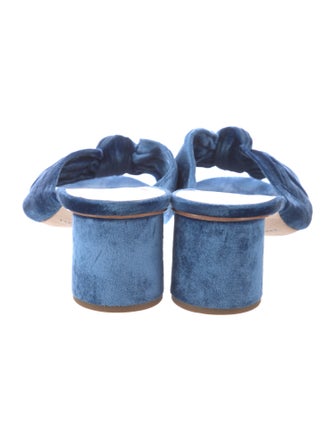 Loeffler Randall Velvet Slides