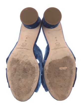 Loeffler Randall Velvet Slides