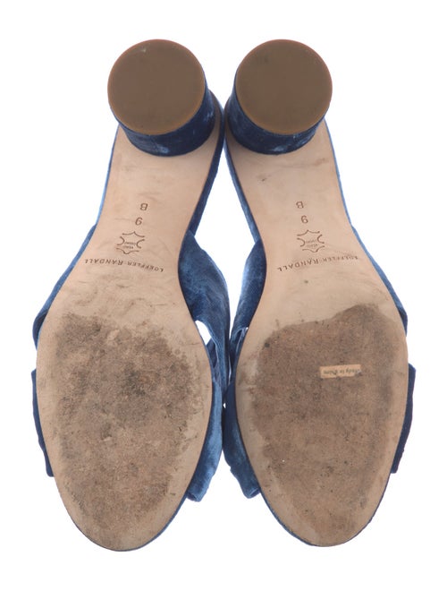 Loeffler Randall Velvet Slides