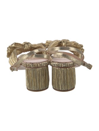 Loeffler Randall Satin Printed Sandals