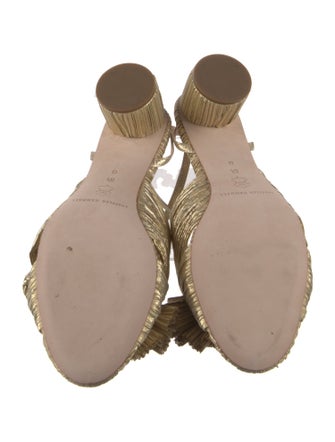 Loeffler Randall Satin Printed Sandals