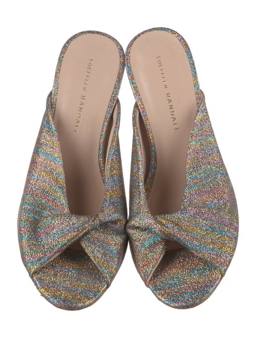 Loeffler Randall Glitter Accents Mules
