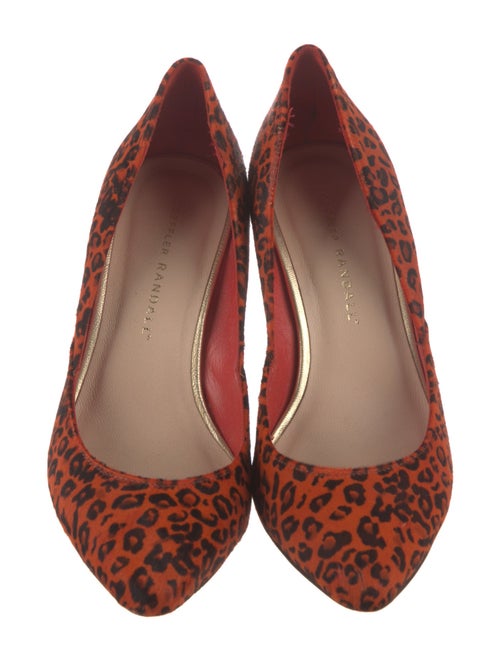 Loeffler Randall Ponyhair Printed D'Orsay Pumps