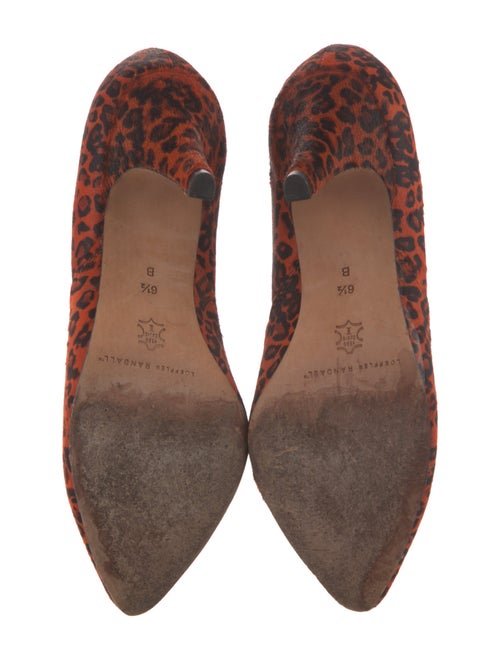 Loeffler Randall Ponyhair Printed D'Orsay Pumps