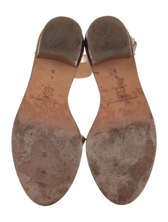 Loeffler Randall Leather Colorblock Pattern Sandals