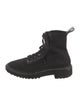 Loeffler Randall Leather Trim Embellishment Combat Boots