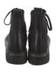 Loeffler Randall Leather Trim Embellishment Combat Boots