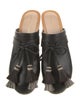 Loeffler Randall Leather Tassel Accents Mules