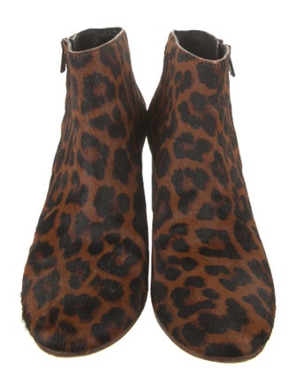 Loeffler Randall Ponyhair Animal Print Boots
