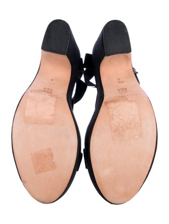 Loeffler Randall Suede T-Strap Sandals