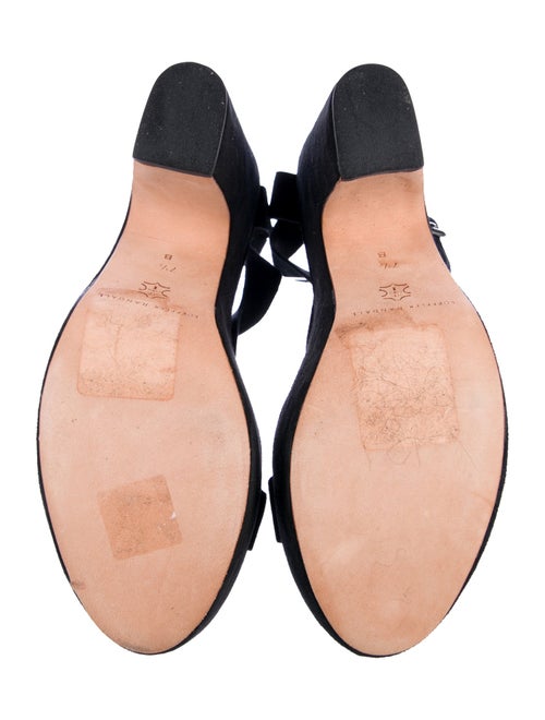 Loeffler Randall Suede T-Strap Sandals
