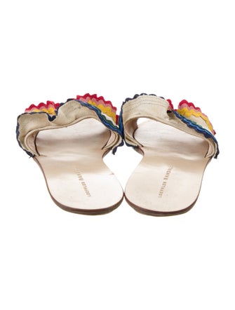 Loeffler Randall Canvas Floral Print Slides