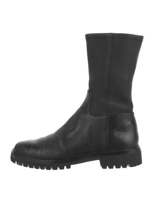 Loeffler Randall Leather Combat Boots