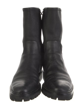 Loeffler Randall Leather Combat Boots