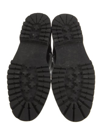 Loeffler Randall Leather Combat Boots