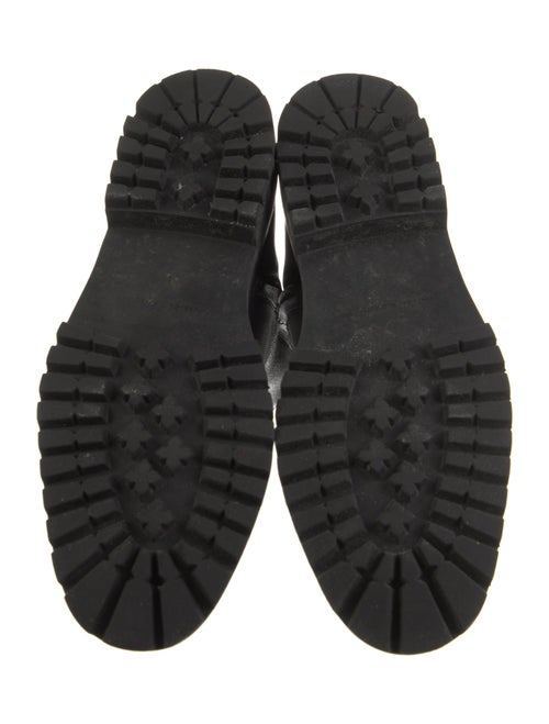 Loeffler Randall Leather Combat Boots