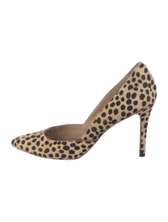 Loeffler Randall Ponyhair Animal Print D'Orsay Pumps