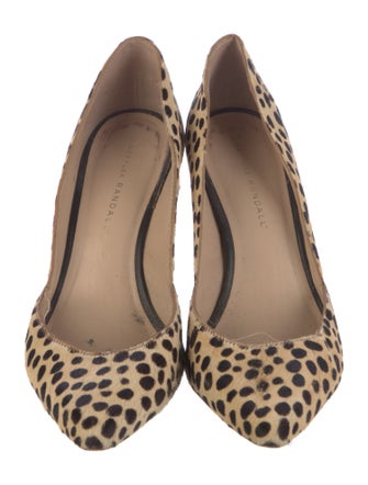 Loeffler Randall Ponyhair Animal Print D'Orsay Pumps