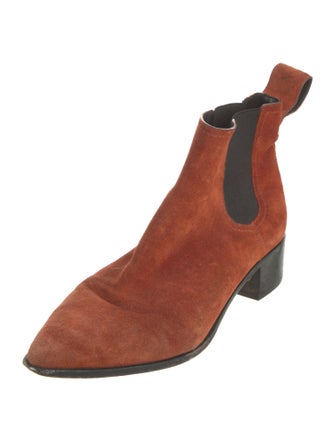 Loeffler Randall Suede Printed Chelsea Boots