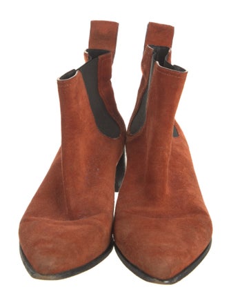 Loeffler Randall Suede Printed Chelsea Boots