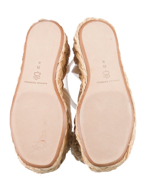 Loeffler Randall Raffia Bow Accents Espadrilles