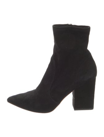 Loeffler Randall Suede Sock Boots