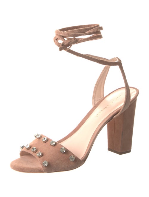 Loeffler Randall Suede Crystal Embellishments Sandals