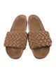 Loeffler Randall Leather Braided Accents Slides
