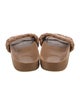 Loeffler Randall Leather Braided Accents Slides