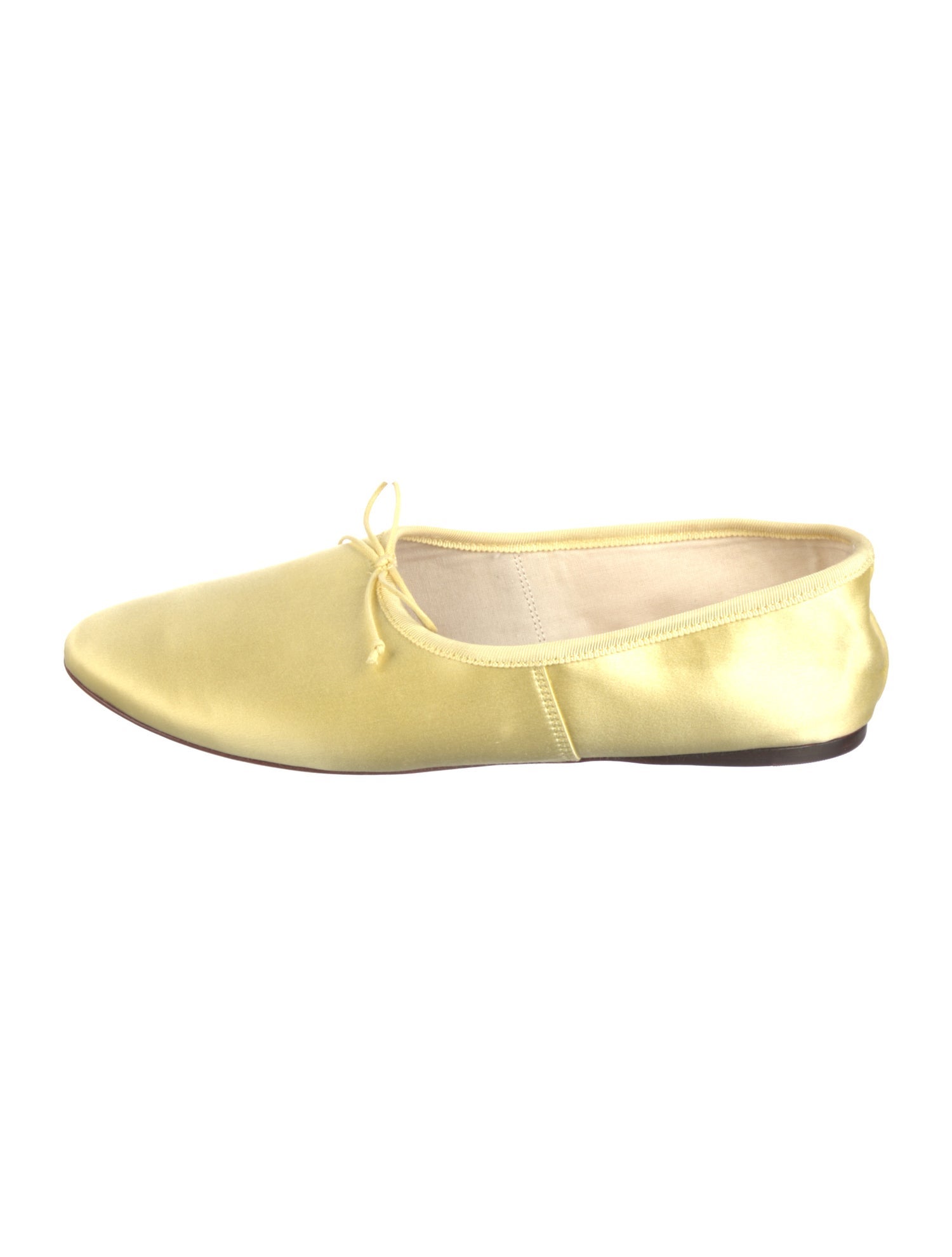 Loeffler Randall Satin Bow Accents Ballet Flats