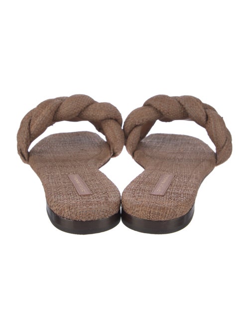 Loeffler Randall Raffia Braided Accents Slides