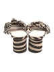 Loeffler Randall Canvas Animal Print Slides