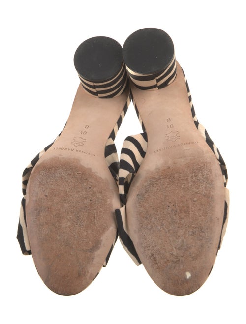 Loeffler Randall Canvas Animal Print Slides
