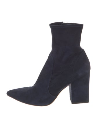 Loeffler Randall Suede Sock Boots