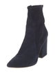 Loeffler Randall Suede Sock Boots