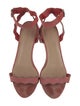 Loeffler Randall Suede Scalloped Accent Sandals