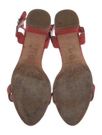 Loeffler Randall Suede Scalloped Accent Sandals