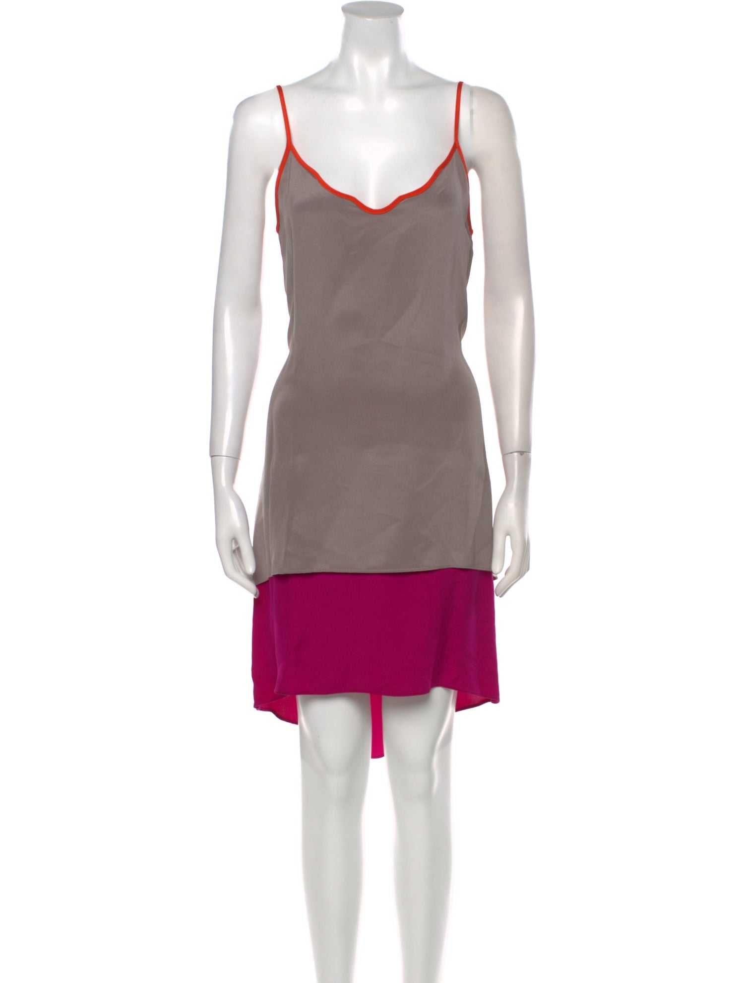 Loeffler Randall Silk Knee-Length Dress