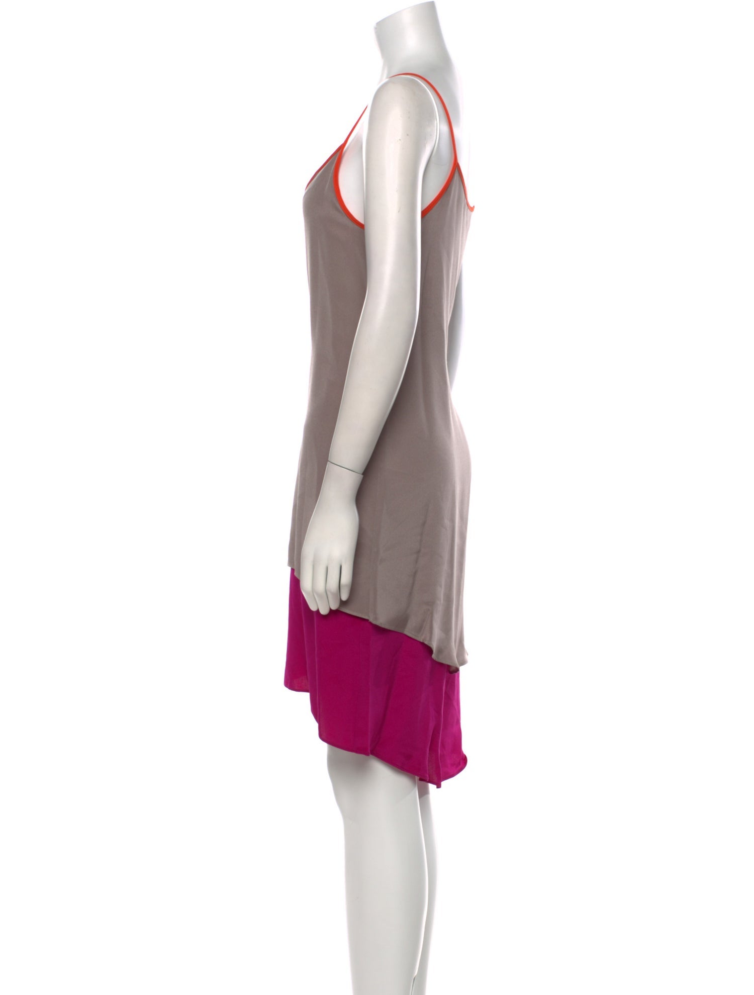 Loeffler Randall Silk Knee-Length Dress