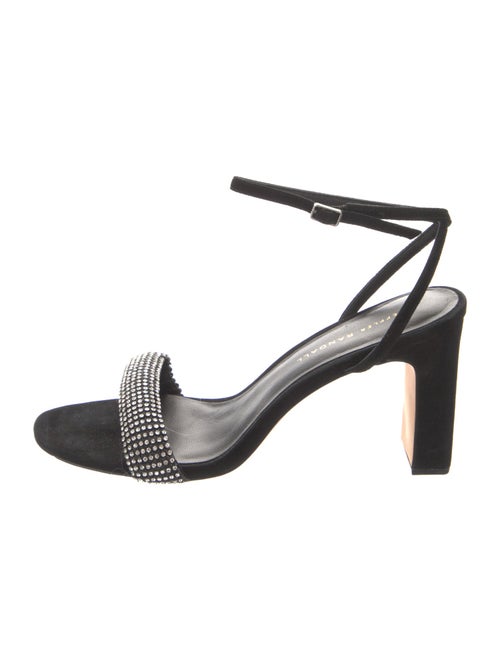 Loeffler Randall Suede Crystal Embellishments Sandals