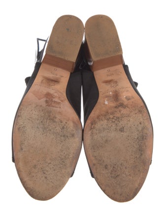Loeffler Randall Suede Tassel Accents Mules