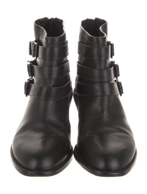 Loeffler Randall Leather Printed Lace-Up Boots